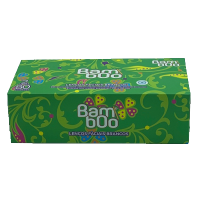 BAMBOO LENÇOS FACIAIS 80UN 20X20
