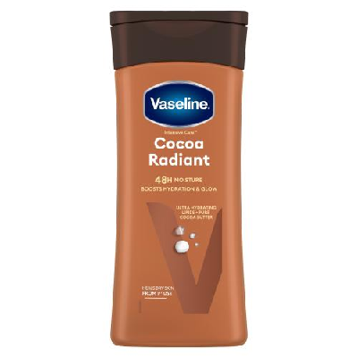 VASELINE LOÇAO 200ML CACAU RADIANTE