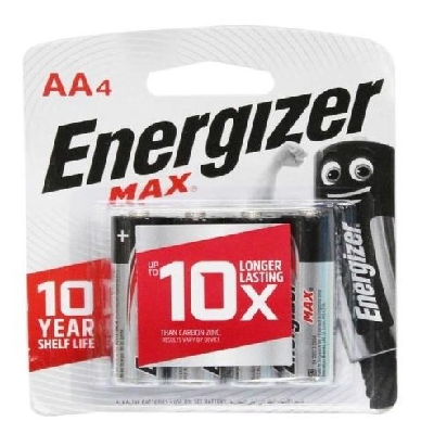 ENERGIZER MAX AA BL 4UN  E91BP4(408)