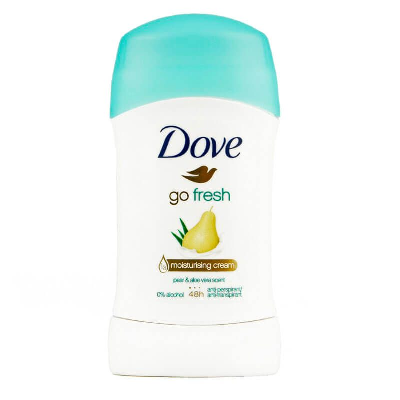 DOVE STICK 40ML PEAR & ALOEVERA