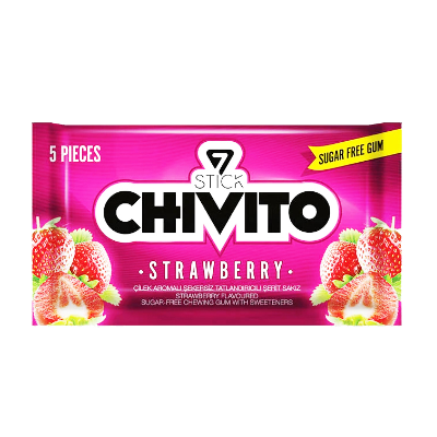 CHIVITO PASTILHA 5PCS STRAWBERRY