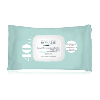BYPHASSE TOALHITAS DESMAQ. ALOEVERA 40UN