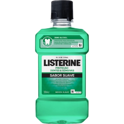 LISTERINE 500ML DENTE&GENGIVAS SUAVE