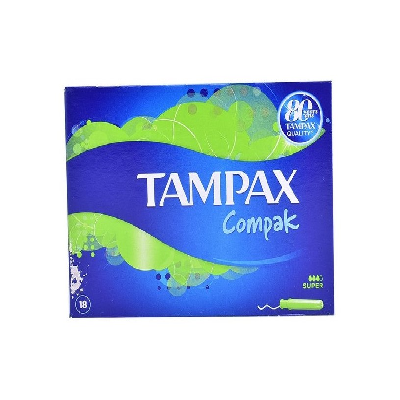 TAMPAX TAMPOES COMPAK SUPER 18UN