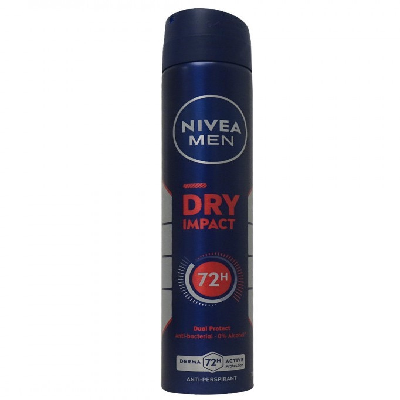 NIVEA DEO SPRAY 200ML MEN DRY IMPACT