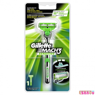 GILLETTE MAQUINA MACH 3  SENSITIVE 