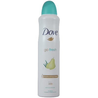 DOVE DEO SPRAY 250ML PEAR&ALOEVERA