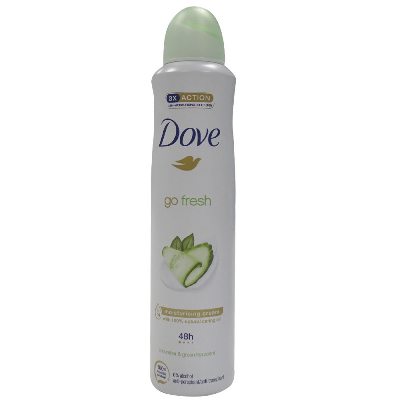 DOVE DEO SPRAY 250ML CUCUMBER