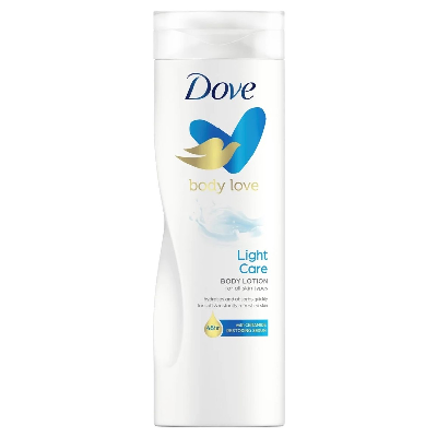 DOVE LOÇAO 400ML LIGHT CARE