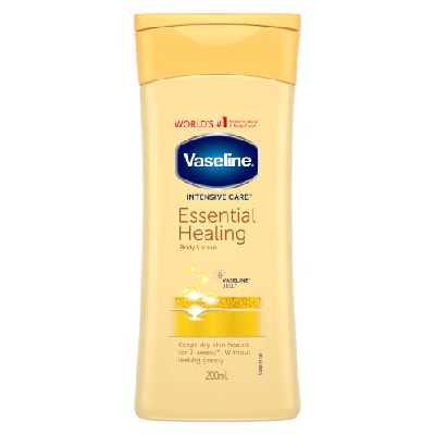 VASELINE LOÇAO 200ML ESSENTIAL HEALING