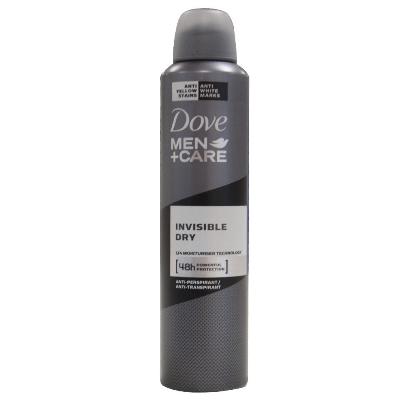 DOVE DEO SPRAY 250ML MEN INVISIBLE DRY