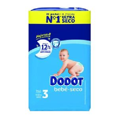 DODOT FRALDAS SECO T3 6-10KG 62UN