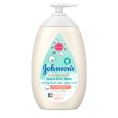 JOHNSON LOÇÃO 500ML COTTON TOUCH