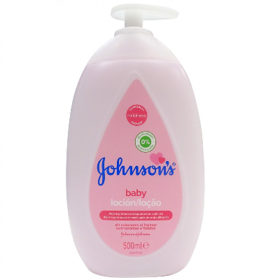 JOHNSON LOÇÃO 500ML HIDRATA PINK