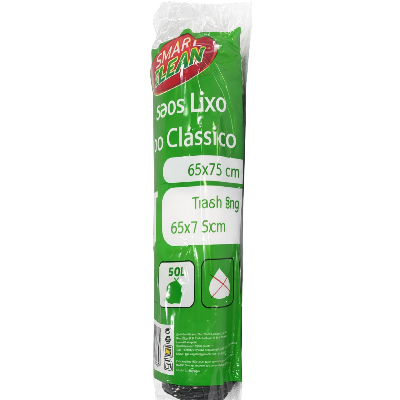 SMARTCLEAN SACO P/LIXO 65X75 50LT 10UN