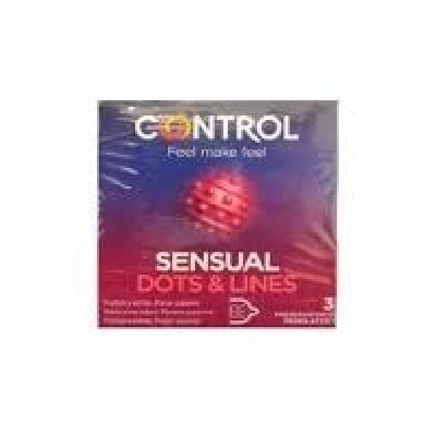 CONTROL PRESERV 3UN SENSUAL DOTS&LINES