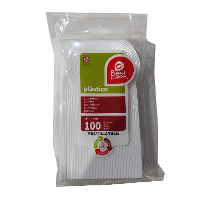 BEST CONJUNTO 100 GARFOS DESCART 16,5CM