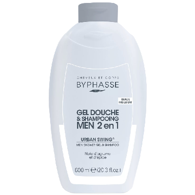 BYPHASSE GEL BANHO 600ML MEN SWING 2EM1
