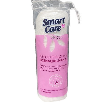 SMARTCARE ALGODAO DISCO DESMAQUI 70UN