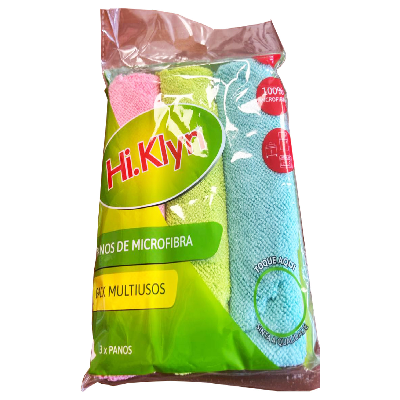 HIKLYN PANO MICROFIBRAS MULTIUSOS C/3UN
