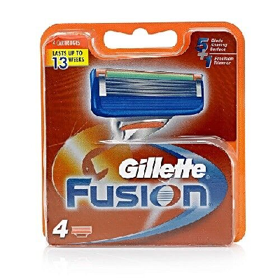 GILLETTE RECARGA FUSION C/4