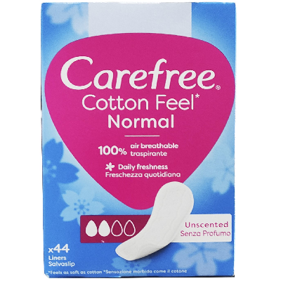 CAREFREE PENSOS NORMAL COTTON C/44UN