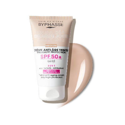 BYPHASSE CREME FACIAL 50ML PROTEC. 50+ME
