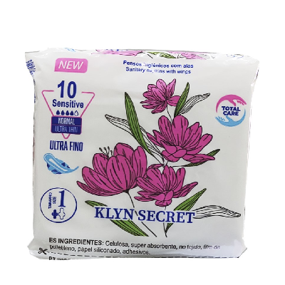 KLYN SECRET PENSO SENSITIVE NORMAL 10UN