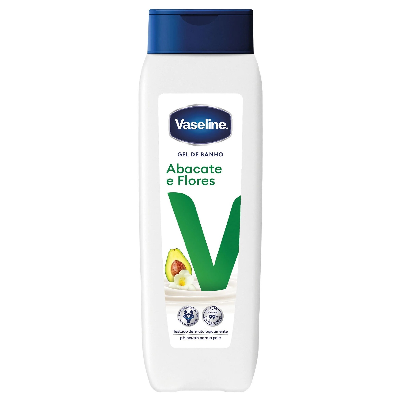 VASELINE GEL BANHO 750ML ABACATE&FLORES