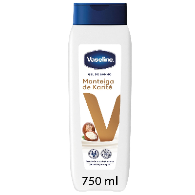 VASELINE GEL BANHO 750ML MANTEIGA/KARITE