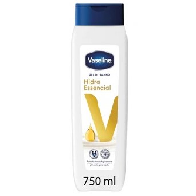 VASELINE GEL BANHO 750ML HIDRA ESSENCIAL