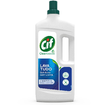 CIF LAVA TUDO 1300ML GEL ATIVO C/ LIXÍVI
