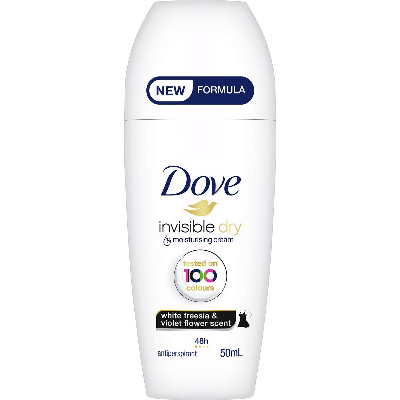 DOVE ROLL ON 50ML INVISIBLE DRY (193)