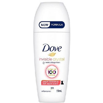 DOVE ROLL ON 50ML INVISIBLE CRISTAL (186