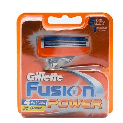 GILLETE RECARGA FUSION POWER C/4