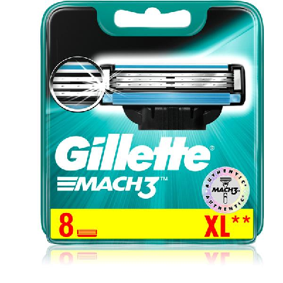 GILLETTE RECARGA MACH3 C/8