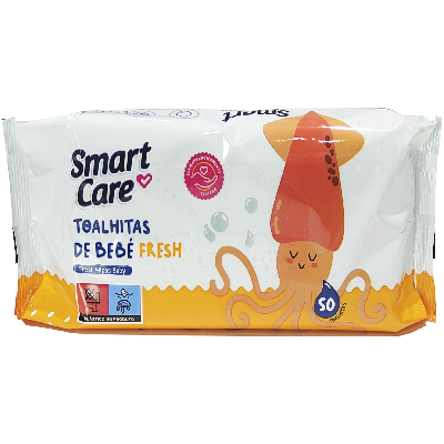 SMARTCARE TOALHITAS BEBE FRESH 50UN