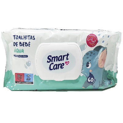 SMARTCARE TOALHITAS BEBE AQUA 60UN