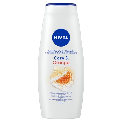 NIVEA GEL BANHO 650ML CARE LARANJA