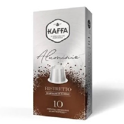 KAFFA CAP. ALUM. NESPRESSO 10 RISTRETTO