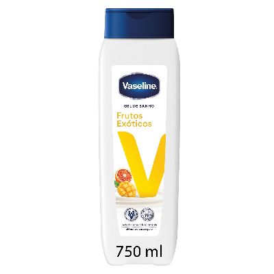 VASELINE GEL BANHO 750ML FRUTOS EXÓTICOS