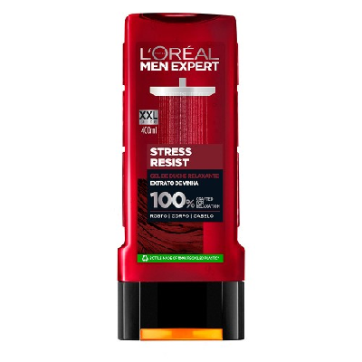 LOREAL GEL BANHO 400ML MEN STRESS RESIST