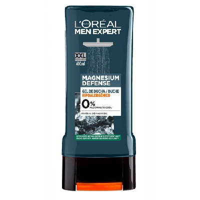 LOREAL GEL BANHO 400ML MEN PURE CARBON