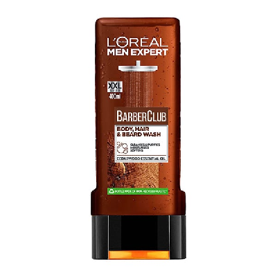LOREAL GEL BANHO 400ML MEN BARBER CLUB