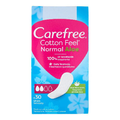CAREFREE PENSOS DIÁRIOS ALOE VERA C/30UN