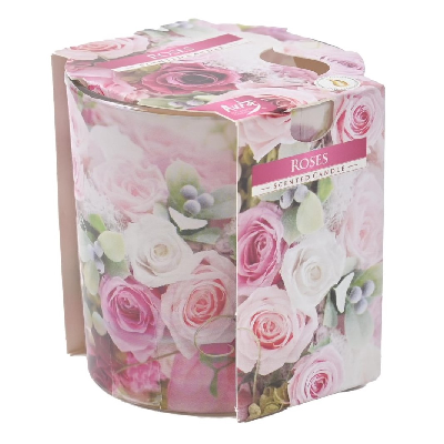 AURA VELA VIDRO 100GR ROSES