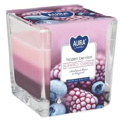 AURA VELA VIDRO 170GR FRONZEN BERRIES