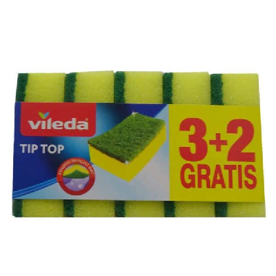 VILEDA ESPONJA FIBRA 5UN