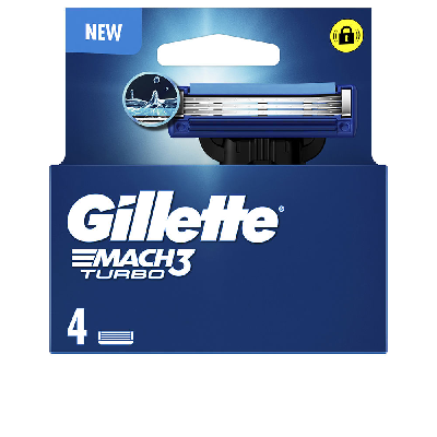 GILLETTE RECARGA MACH3 TURBO C/4
