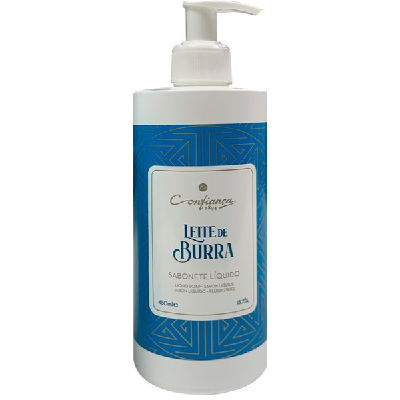 CONFIANÇA SABONETE LIQ. 450ML LEITE BURR